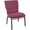 Flash Furniture Advantage Burgundy Pattern Discount Church Chair, 21" Wide EPCHT-100 - alternate 1